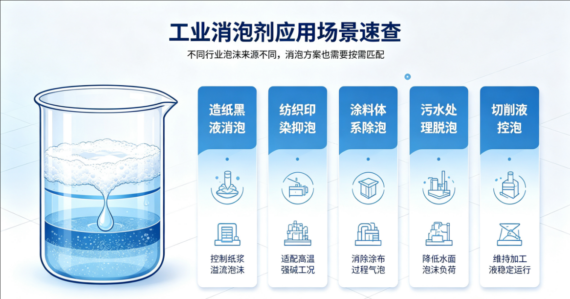 工業(yè)消泡劑應(yīng)用場(chǎng)景圖