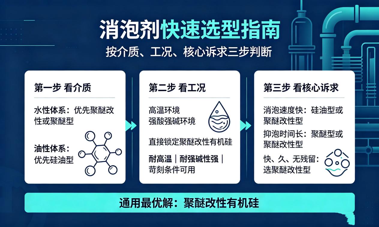 如何選擇消泡劑