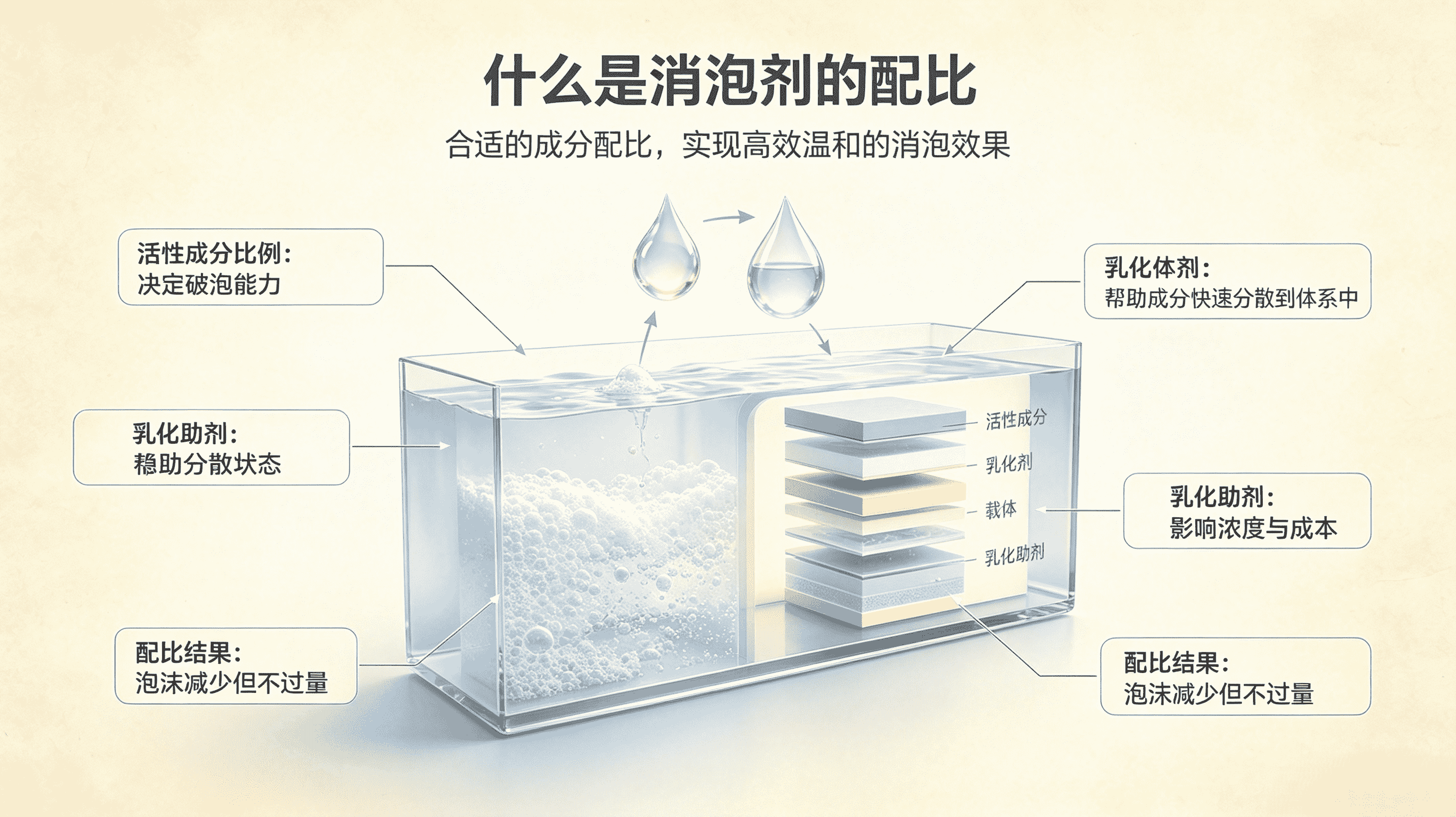 消泡劑的配比