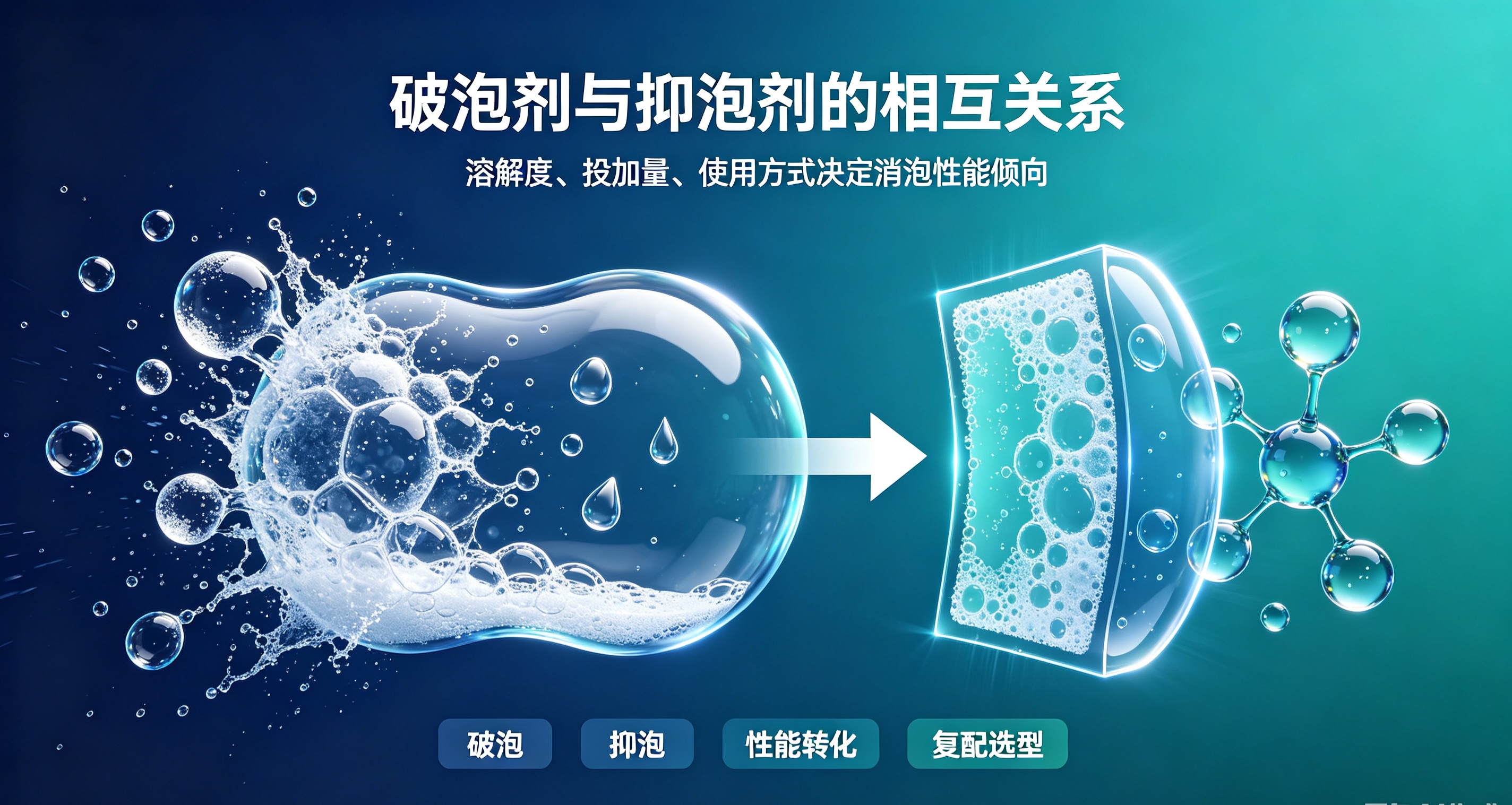 破泡劑與抑泡劑的相互關系